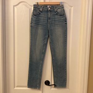 PAIGE High Waist Straight Slim Jeans Size 27